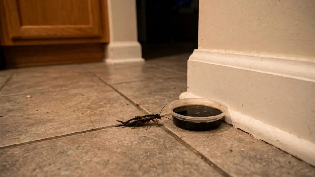 How to get rid of earwigs in the house with oil traps