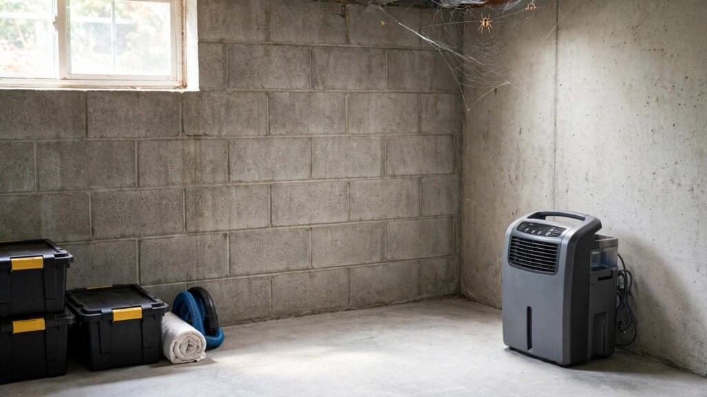 How to get rid of spiders in the basement without chemicals